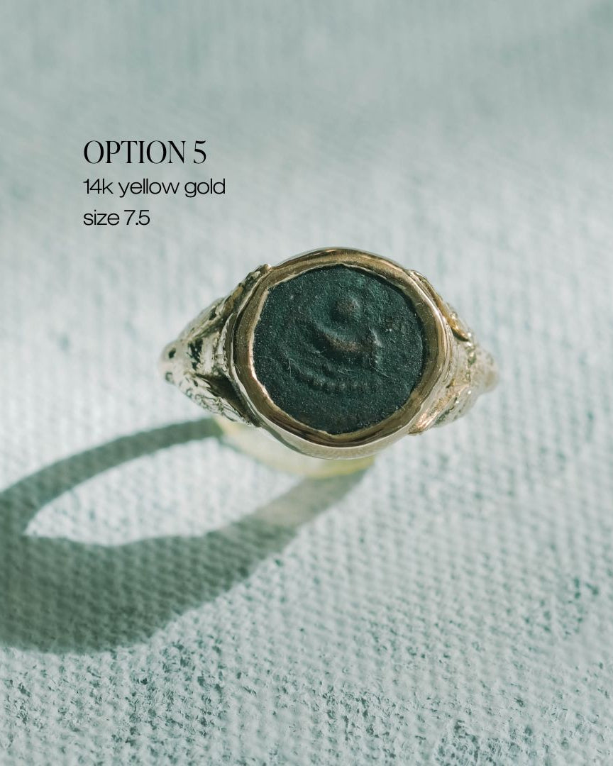 Are Not Two Sparrows? | Coin Signet Ring | Limited Edition