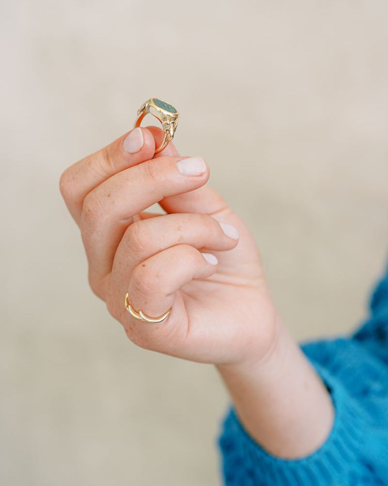 Are Not Two Sparrows? | Coin Signet Ring | Limited Edition
