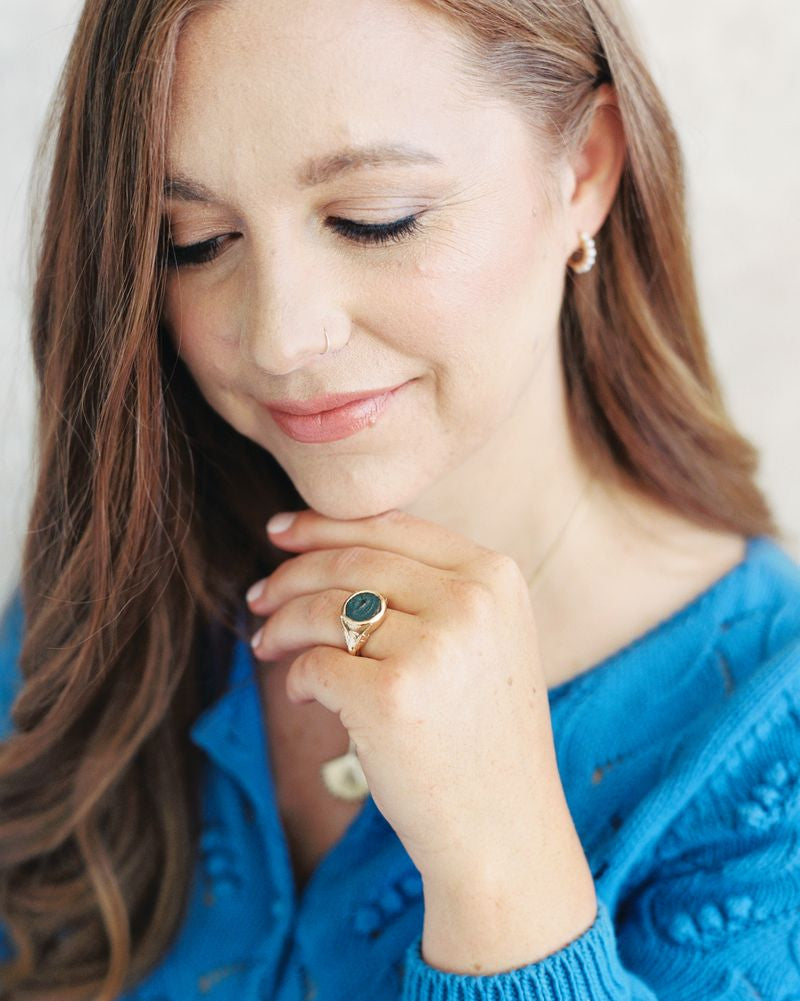 Are Not Two Sparrows? | Coin Signet Ring | Limited Edition