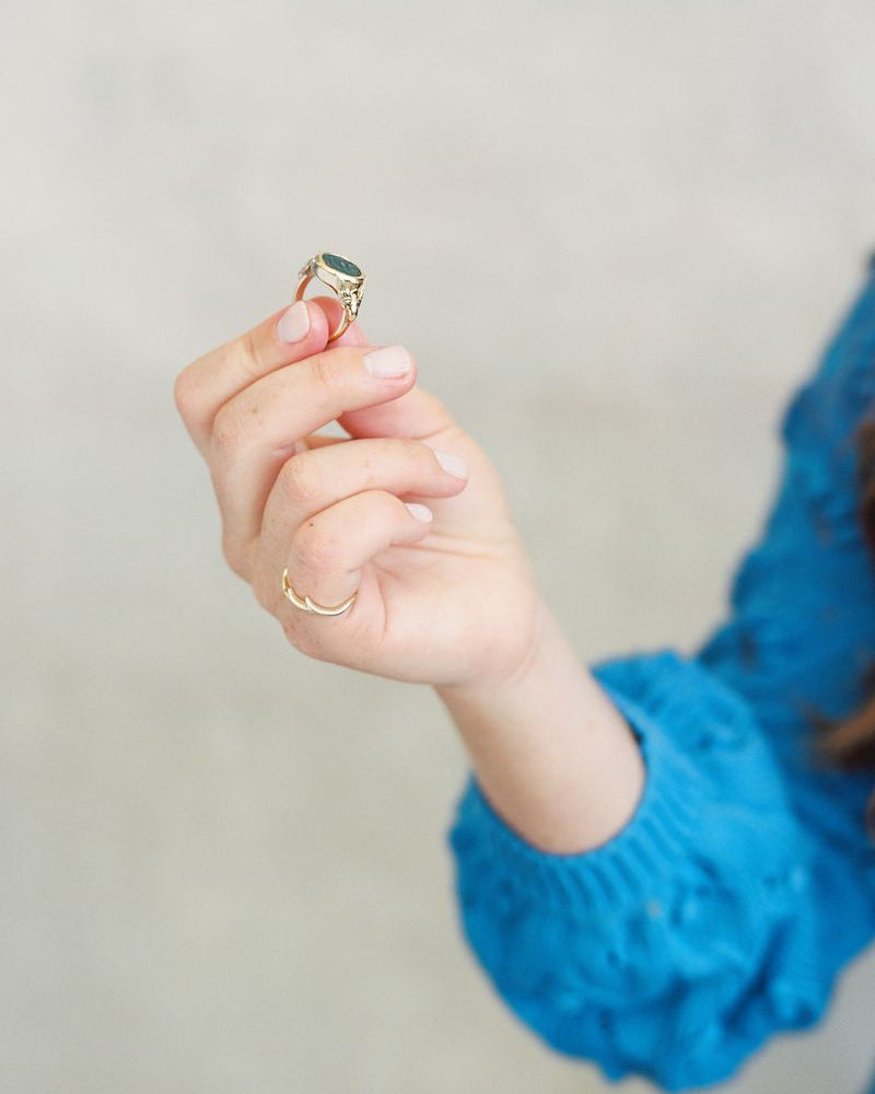 Are Not Two Sparrows? | Coin Signet Ring | Limited Edition