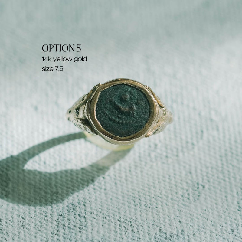 Are Not Two Sparrows? | Coin Signet Ring | Limited Edition