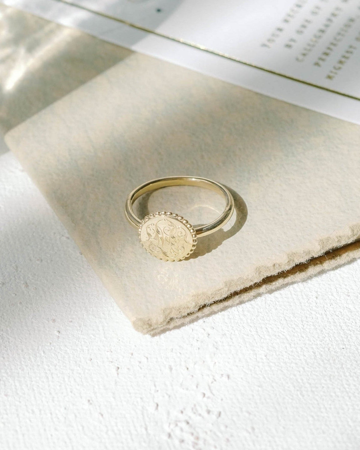 Emma Signet Ring