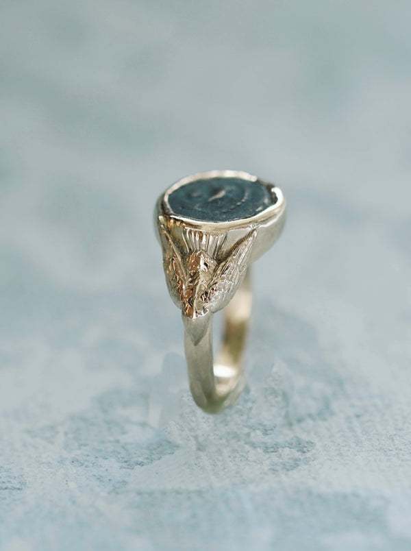 Are Not Two Sparrows? | Coin Signet Ring | Limited Edition
