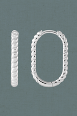 New! Luella Oval Hoops