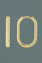 New! Luella Oval Hoops