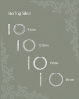 Heirloom Diamond Hoops