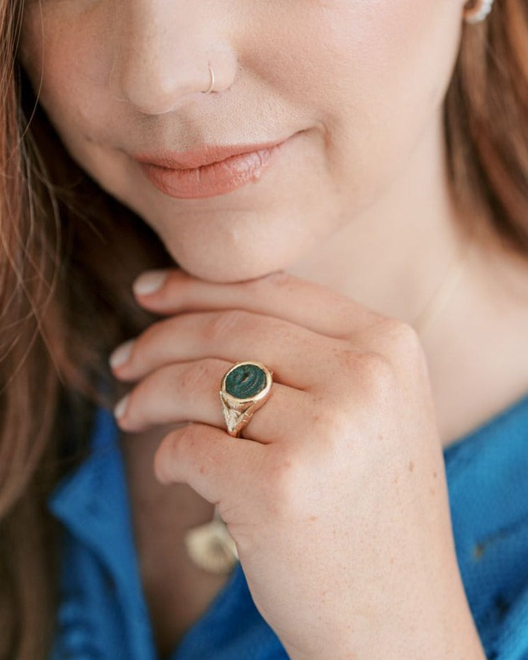 Are Not Two Sparrows? | Coin Signet Ring | Limited Edition