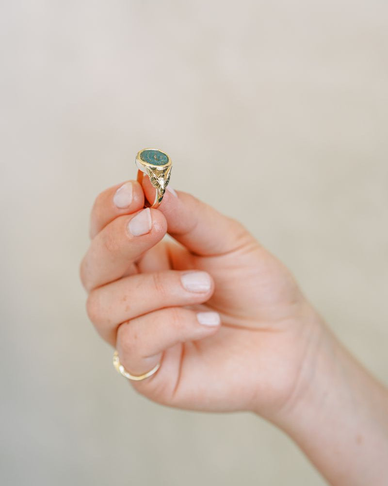 Are Not Two Sparrows? | Coin Signet Ring | Limited Edition